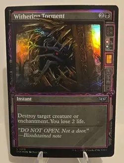 Withering Torment (Showcase) MTG Duskmourn: House of Horror Foil - Image 1