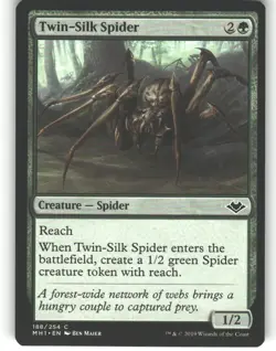 Twin-Silk Spider - Modern Horizons - MTG - Common - #188 - NM - Image 1