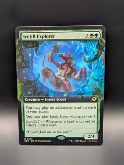 MTG - Icetill Explorer - Non-Foil EXTENDED ART - Creature - EOE #343 - Rare - Image 1