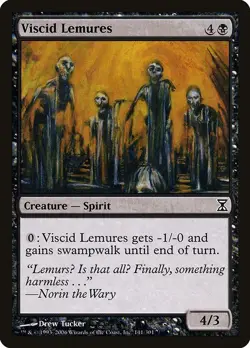 Viscid Lemures 3x FOIL TSP MTG Time Spiral Common MINT black - Image 1