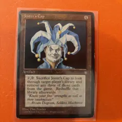 MTG Magic the Gathering Jester's Cap (324/383) Ice Age LP Card Artifact Vtg 1995 - Image 1