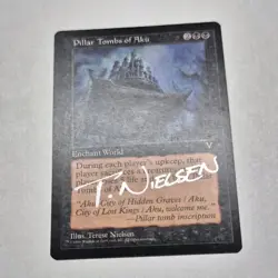 Unplayed Signed NM Pillar Tombs of Aku Visions Magic Terese Nielsen Edh Cube Vtg - Image 2