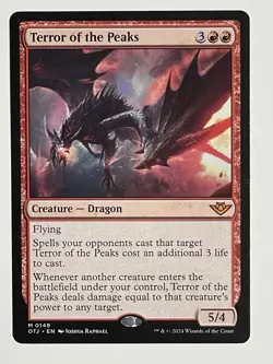 Terror of the Peaks - Outlaws of Thunder Junction - Mtg - Regular - Magic - Image 1