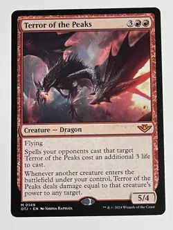 Terror of the Peaks - Outlaws of Thunder Junction - Mtg - Regular - Magic - Image 3