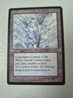 Magic the Gathering - MTG - Glacial Chasm - ICE AGE - 1995 - Image 1