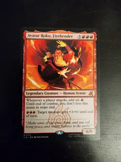 Avatar Roku, Firebender - TLE 0112 - NM - MTG Magic - Image 1