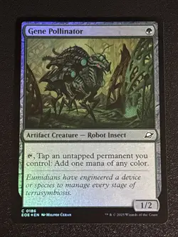 MTG Edge of Eternities Gene Pollinator Foil 0186 NM - Image 1