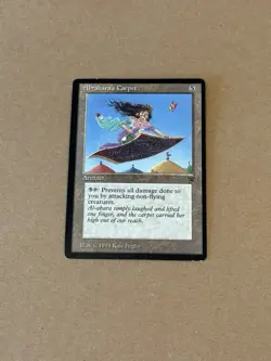 Vintage Al-abara's Carpet Magic The Gathering Trading Card MTG Legends English - Image 1