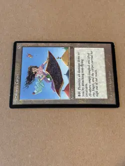 Vintage Al-abara's Carpet Magic The Gathering Trading Card MTG Legends English - Image 3