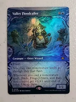 Valley Floodcaller (Showcase) Bloomburrow Foil MTG - Image 1