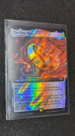 Magic: The Gathering Final The One Ring Extended Art Surge Foil Lord of Rings - Image 1