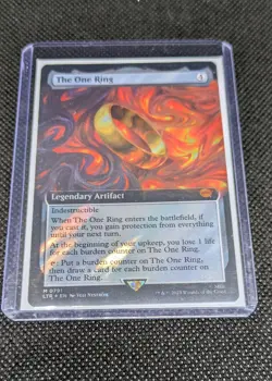 Magic: The Gathering Final The One Ring Extended Art Surge Foil Lord of Rings - Image 3