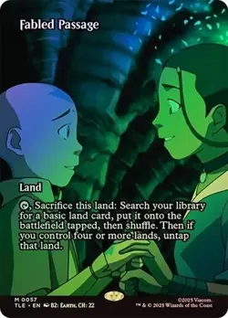 Fabled Passage (Borderless) M 57 Foil MTG TLE Magic - Image 1