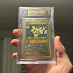 Pokemon Neo 2 Promo Holo Pichu #172 2000 Japanese Edition, BGS 10 - POP 15 ‼ - Image 1