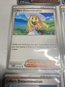 20x Lillie’s Determination 119/132 LOT Pokemon TCG SV Mega Evolution MEG - Image 2