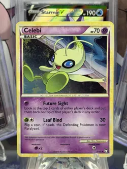 Pokemon TCG - Celebi - 3/102 - Holo - Rare - HGSS: Triumphant LP - Image 1