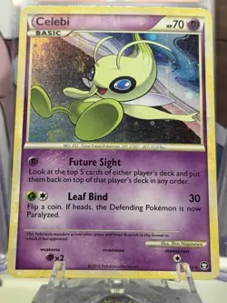 Pokemon TCG - Celebi - 3/102 - Holo - Rare - HGSS: Triumphant LP - Image 2