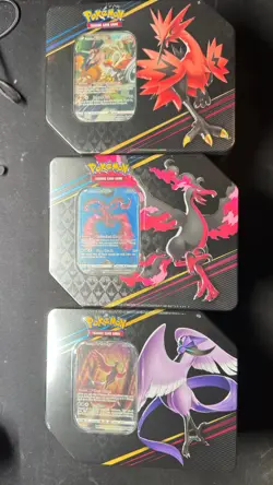 Pokemon Crown Zenith Large Tin -Full Set of 3 - Brand New / Factory Sealed! - Image 1