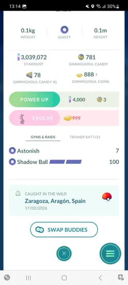 Pokemon Go Shiny Gimmighoul (Reduced) - Image 2