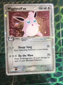 Pokemon Vintage Wigglytuff ex 101/101 Holo Pokemon Hidden Legends Very Nice! - Image 1