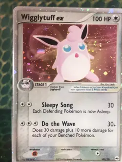 Pokemon Vintage Wigglytuff ex 101/101 Holo Pokemon Hidden Legends Very Nice! - Image 2