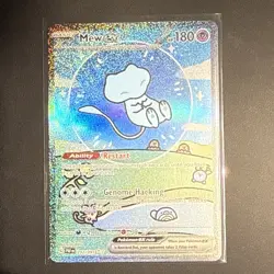 Mew EX 232/091 Special Illustration Rare Paldean Fates Pokemon “Bubble Mew” - Image 1