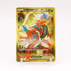 Koraidon ex - 254/198 Scarlet & Violet SECRET RARE GOLD Pokemon - NM - Image 1