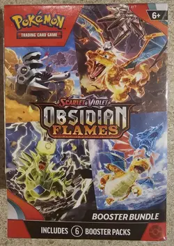 Pokemon TCG Scarlet & Violet Obsidian Flames Booster Bundle New Sealed - Image 1
