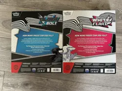 POKEMON Black Bolt & White Flare Binder Collection X2 In Hand ✅ - Image 2