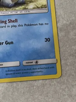 Squirtle card 22/181 Sun & Moon Team Up 2019 Non-Holo Turtle Pokemon TCG - Image 4