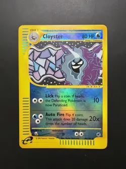 [NM] Cloyster 8/165 Reverse Holo 2002 Pokemon Expedition - Image 1