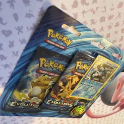 POKEMON XY - Evolutions 3 Pack Blister [Black Kyurem] SEALED - Image 5