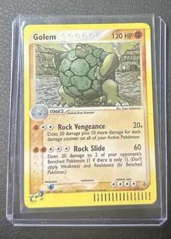 Pokemon TCG Golum 5/97 Expedition Base Set Holo Rare 2003 Vintage Wotc LP - Image 2