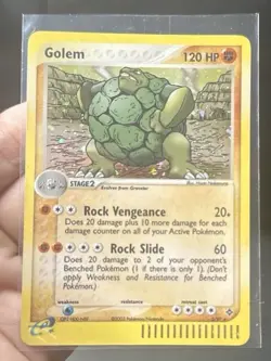 Pokemon TCG Golum 5/97 Expedition Base Set Holo Rare 2003 Vintage Wotc LP - Image 3
