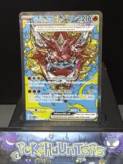 Pokemon Card Hearthflame Mask Ogerpon ex 148/131 Prismatic Evolutions SIR NM - Image 1