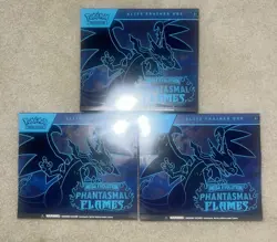 Pokemon Mega Phantasmal Flames ETB (Lot of 3) Factory Sealed Brand New - Image 1
