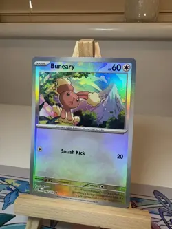 Buneary 083/131 Masterball Reverse Holo Pokemon Card Prismatic Evolutions - Image 2