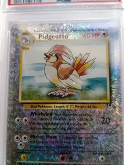 Pokemon 1x Pidgeotto - Legendary Collection Reverse Holo - #34 - PSA 6 - Image 2