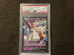 Pokemon 2021 Celebrations Dark Sylveon v Black Star Promo SWSH134 PSA10 - Image 1