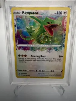 2020 Pokemon SWSH Rayquaza Vivid Voltage PSA 10 - Image 2