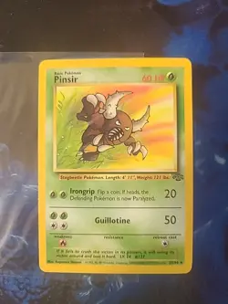MP - 1 x Pokemon Pinsir - 25/64 - Rare - Unlimited Edition Jungle - Image 1