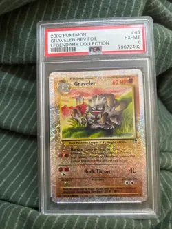 2002 Pokemon - Graveler-Rev Foil - Legendary Collection - PSA 6 - Image 1