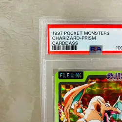 PSA 7 Pokemon Carddass Charizard 006 Holo Prism 1997 Bandai Japanese Vintage - Image 2