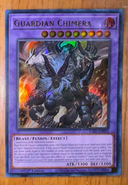 Yu-Gi-Oh! TCG Guardian Chimera - 1st Edition Ultra Rare - MAZE-EN049 NM - Image 1