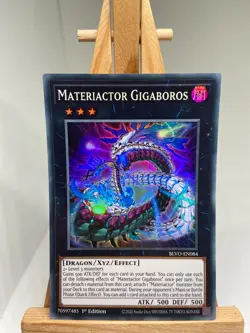 Materiactor Gigaboros - Super Rare 1st Edition BLVO-EN084 - NM - YuGiOh - Image 1