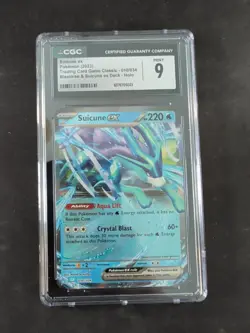 Pokemon TCG Suicune EX Classic Collection Holo Card 010/034 CGC 9 Mint - Image 1