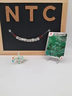 Bakugan Battle Brawlers Pearl Ventus Skyress 540g B1 Classic Rare W/ Card - Image 1