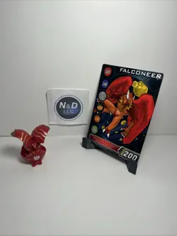 Bakugan Battle Brawlers Pyrus Falconeer 250G B1 Classic W/Card Open Core RARE - Image 1