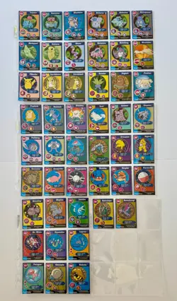 1999 Pokemon PokeTrivia Burger King Promo 47 cards non-perforated No Duplicates - Image 1