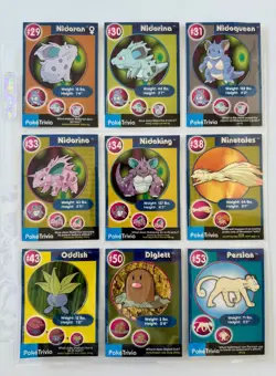 1999 Pokemon PokeTrivia Burger King Promo 47 cards non-perforated No Duplicates - Image 4